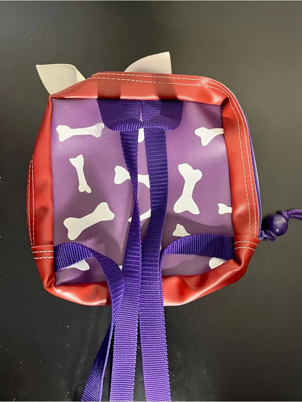Little Packrats | Kids Red Pop Mod Purple Graphic Art Animal Mini 3D Backpack